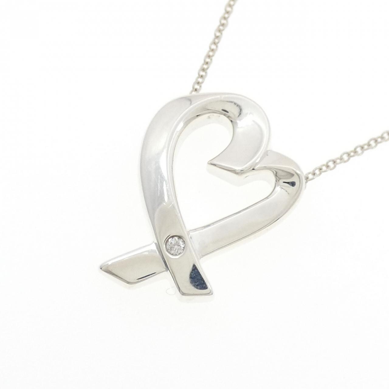 ティファニー ラビングハート ネックレス