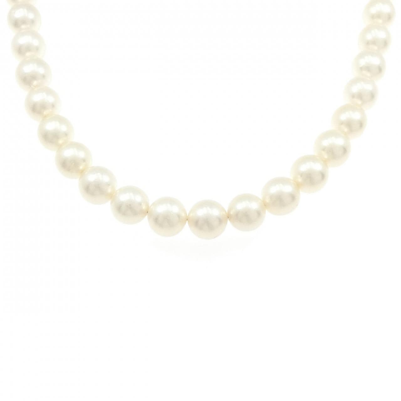 シルバークラスプ アコヤパール ネックレス 7.5-8mm