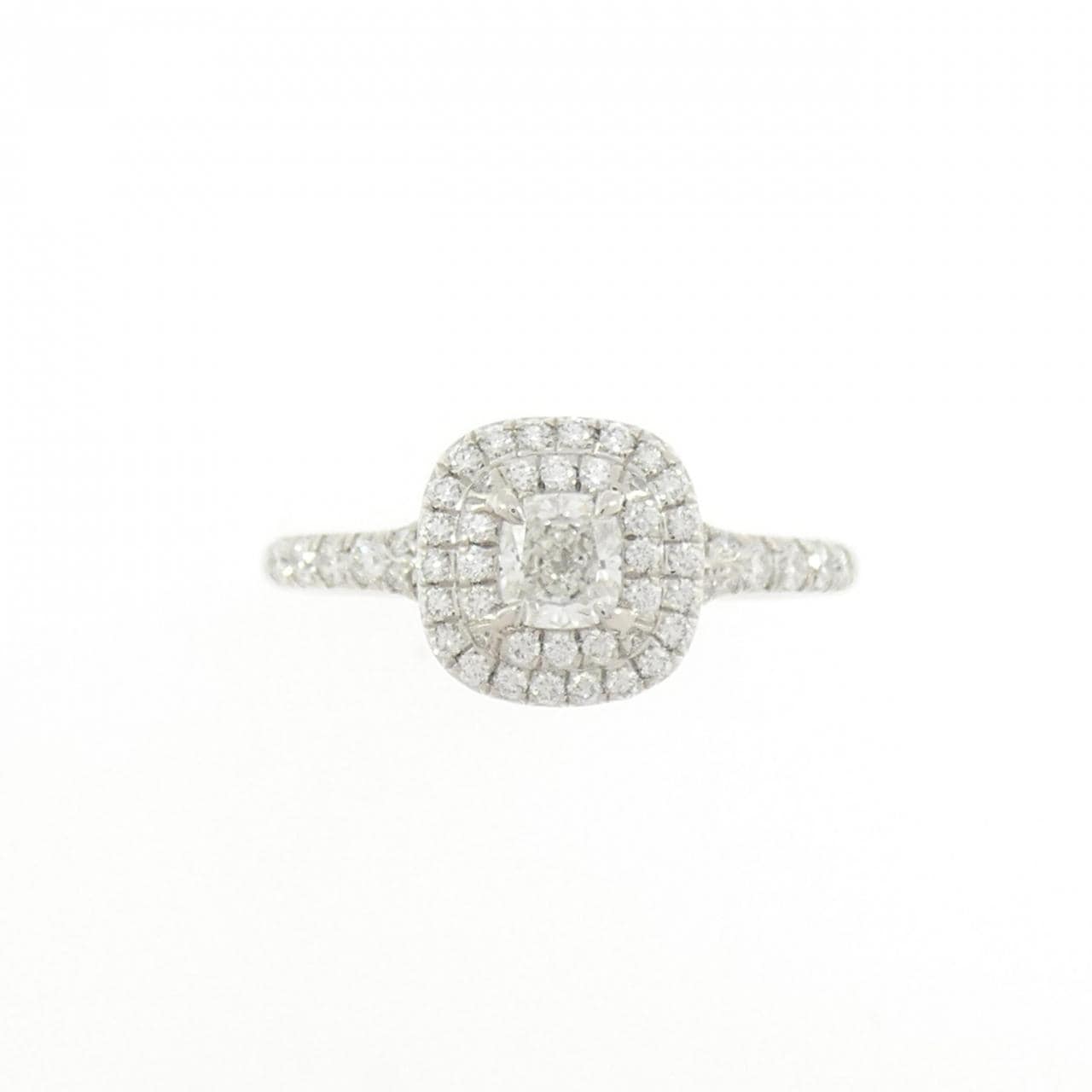 ティファニー ソレスト リング 0.24CT F VVS1
