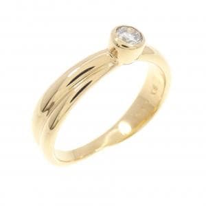 K18YG ダイヤモンド リング 0.10CT