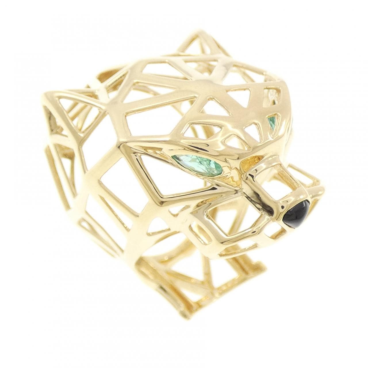 K18YG エメラルド リング 0.38CT