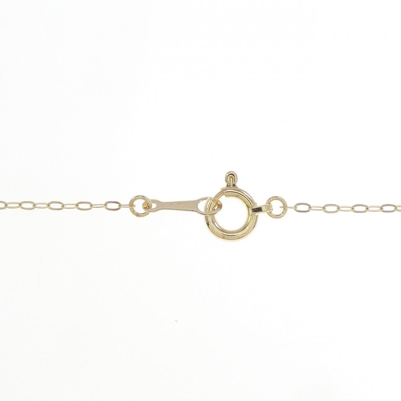 K18YG ダイヤモンド ネックレス 0.14CT