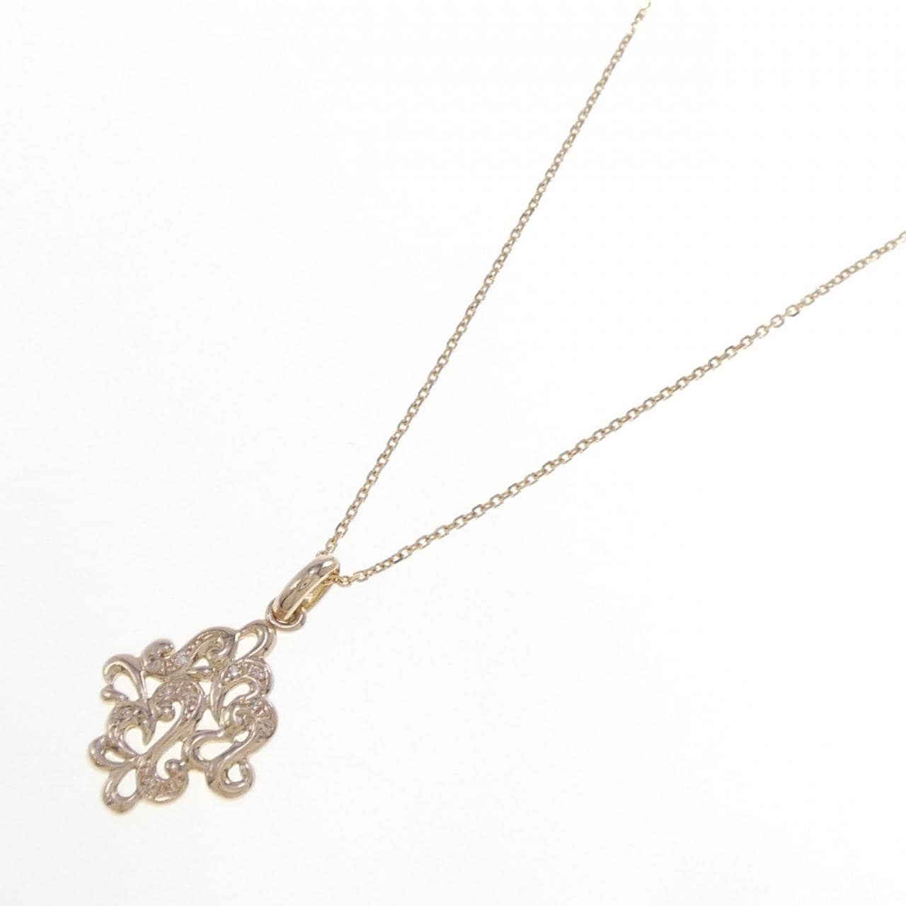 K18YG ダイヤモンド ネックレス 0.05CT
