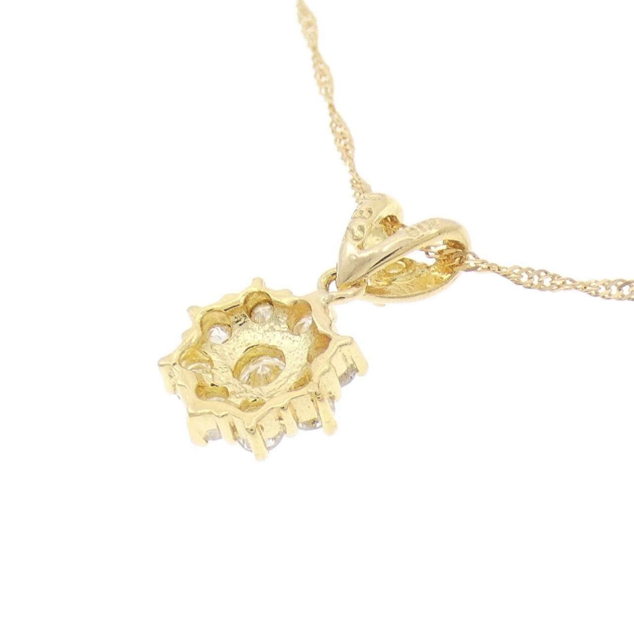 K18YG ダイヤモンド ネックレス 0.32CT