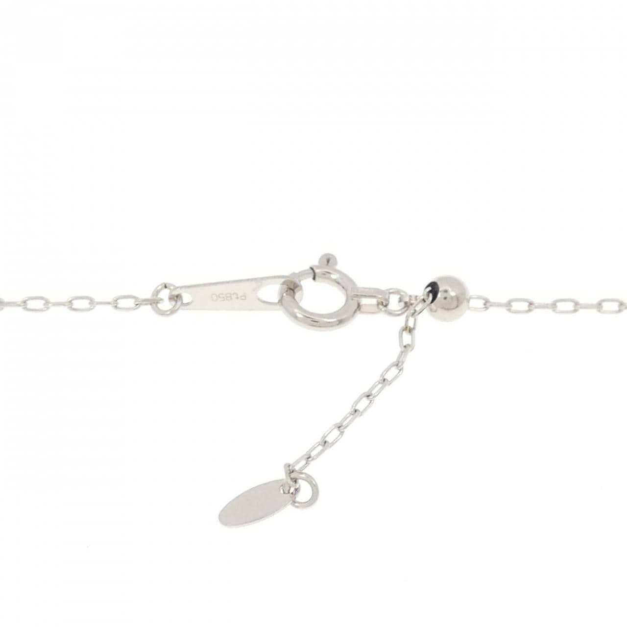 PT900/PT850 ルビー ネックレス 0.76CT