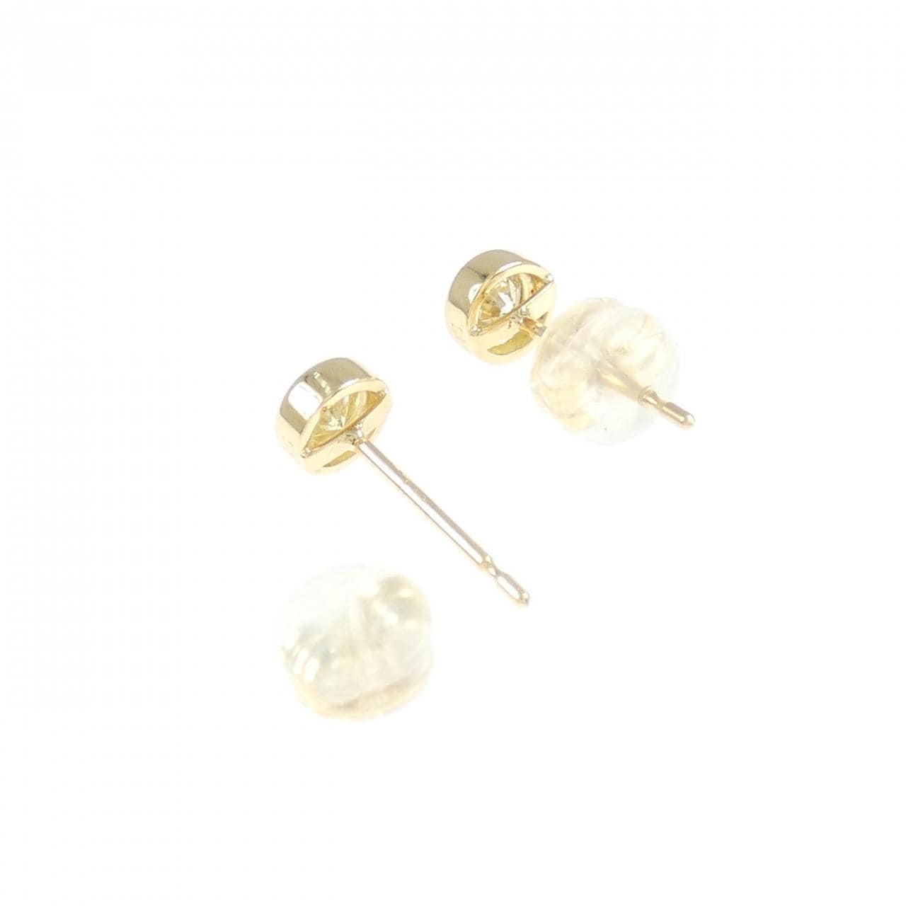 K18YG ダイヤモンド ピアス 0.30CT