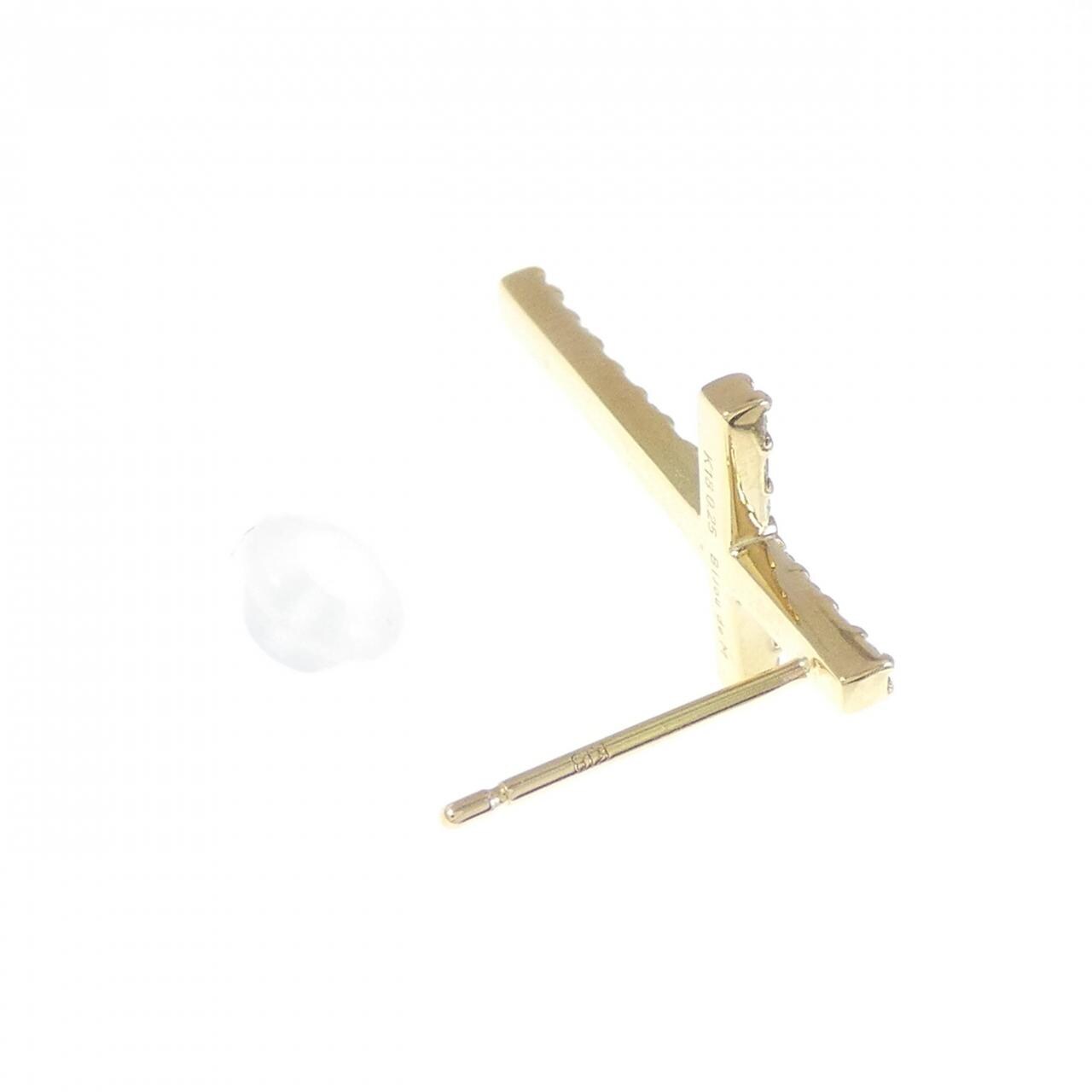 Bijou de M Cross Earrings 0.25CT Single Ear