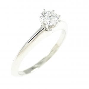 ティファニー クラシックソリティア リング 0.21CT E VS1 3EXT