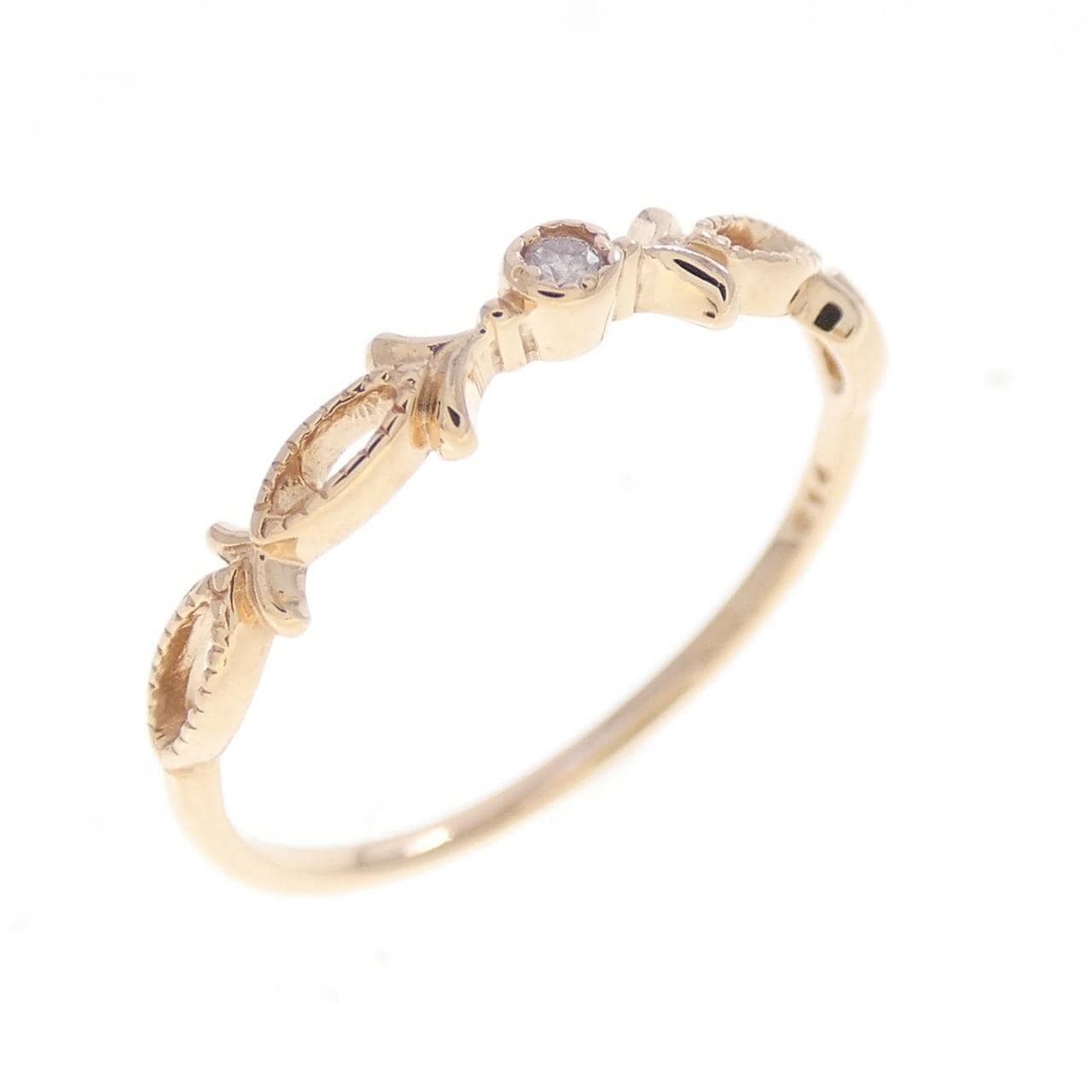 アガット ダイヤモンド リング 0.014CT