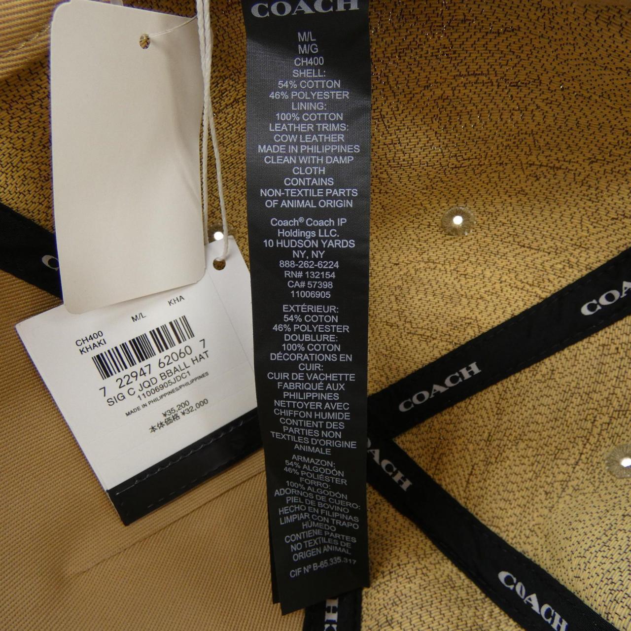コーチ COACH キャップ