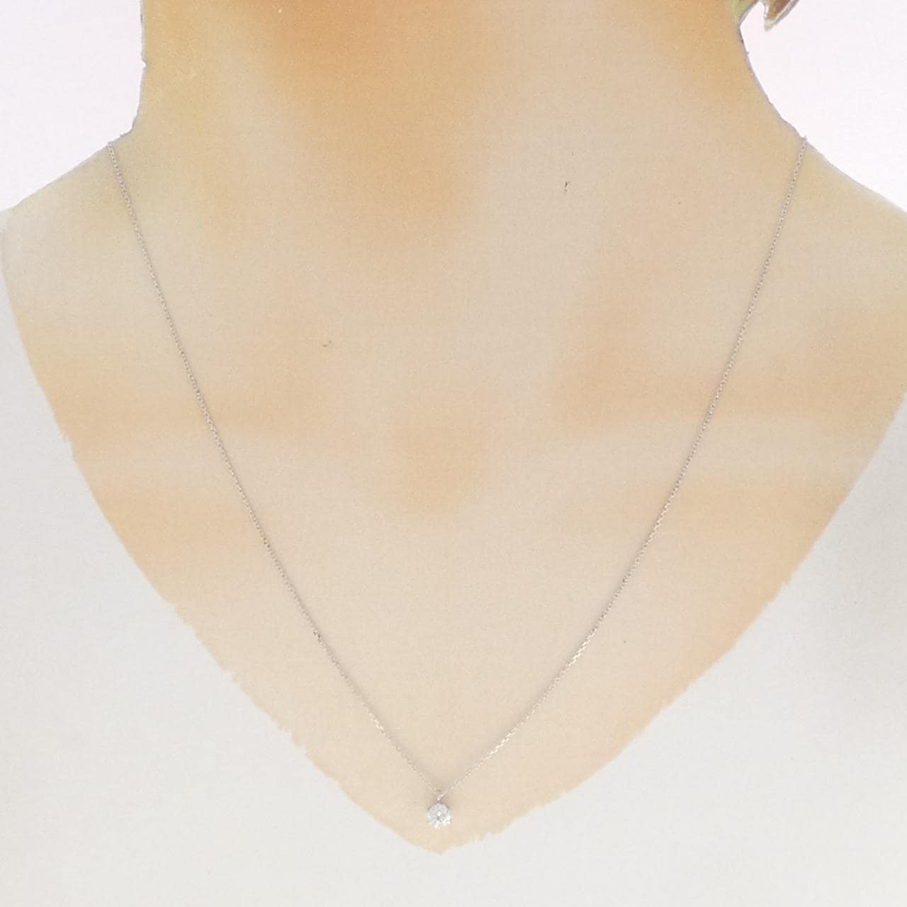 PT900/PT850 ダイヤモンド ネックレス 0.253CT G SI2 VG