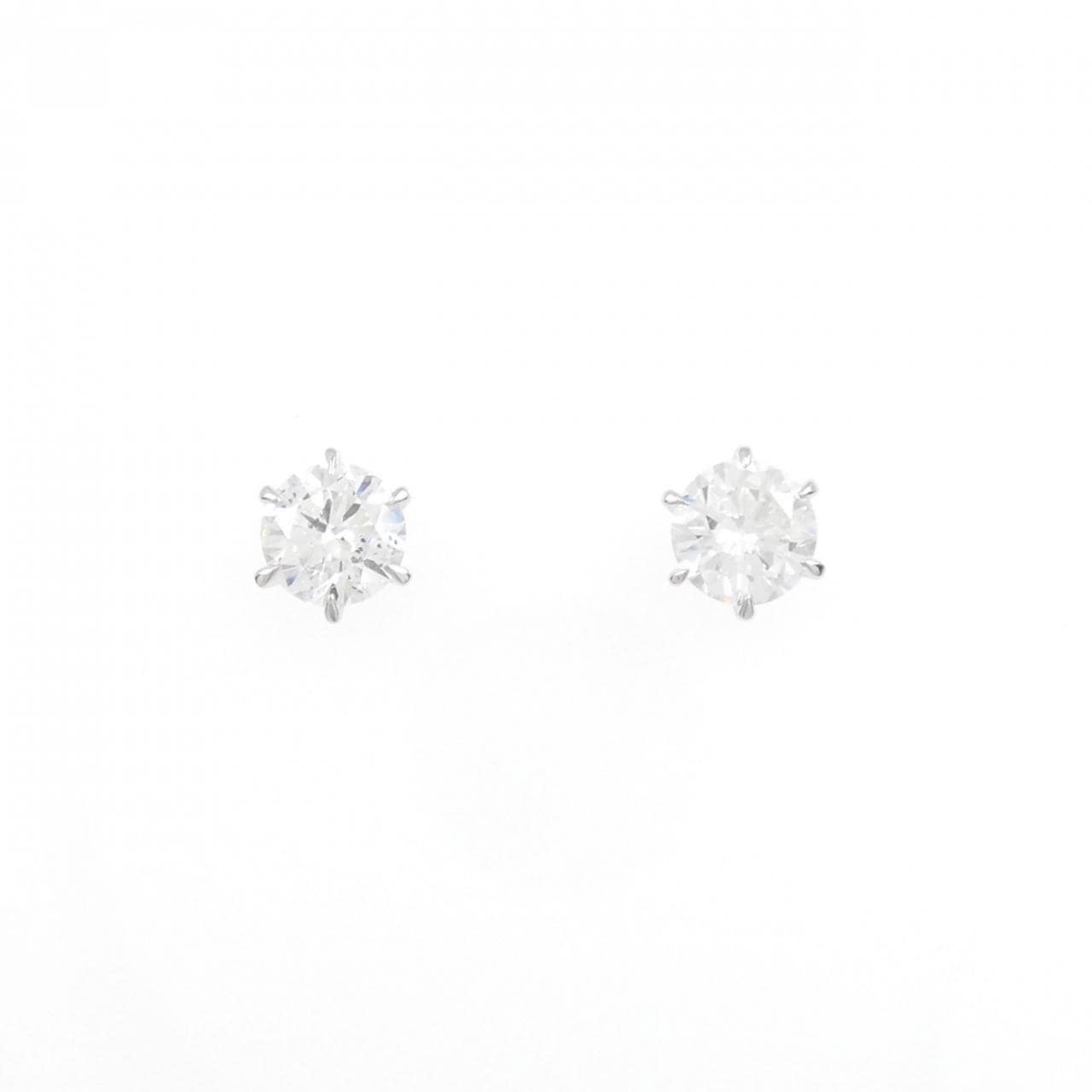 PT Diamond Earrings 0.577CT 0.585CT FG SI2 VG-GOOD