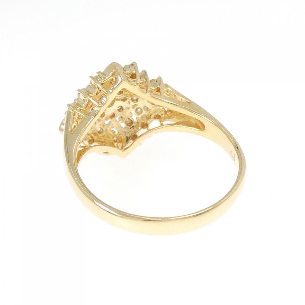 K18YG ダイヤモンド リング 0.30CT