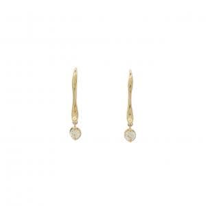 K18YG ダイヤモンド ピアス 0.12CT