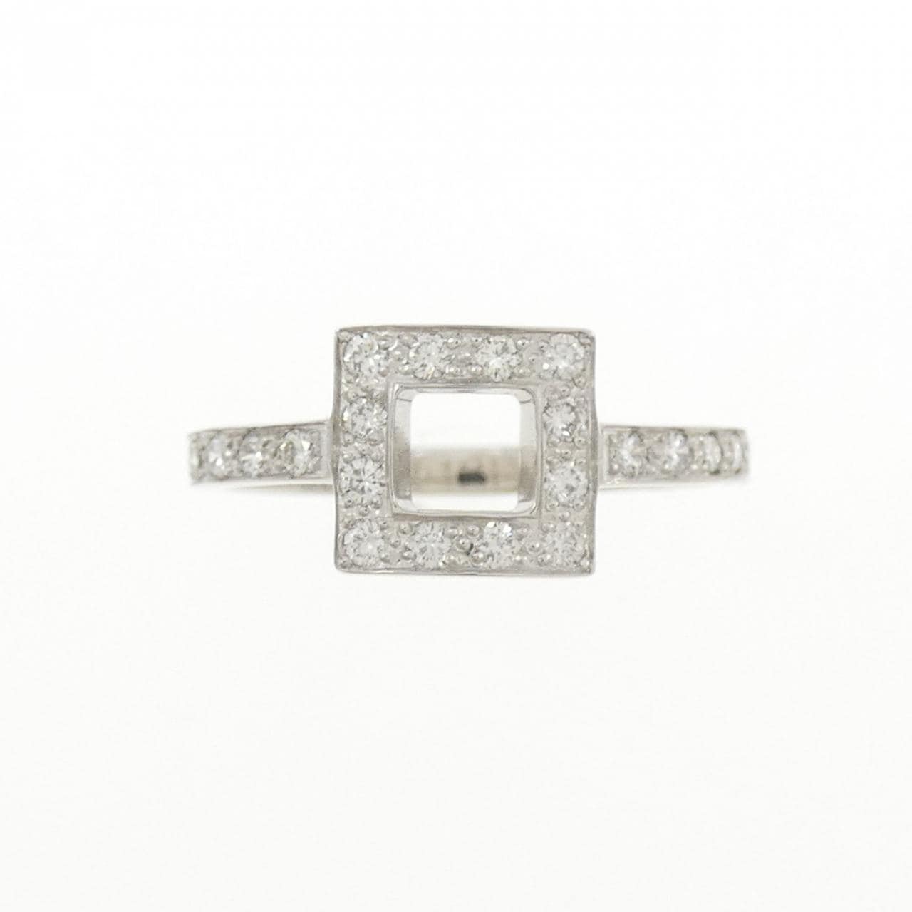 ティファニー スクエアー ループ リング