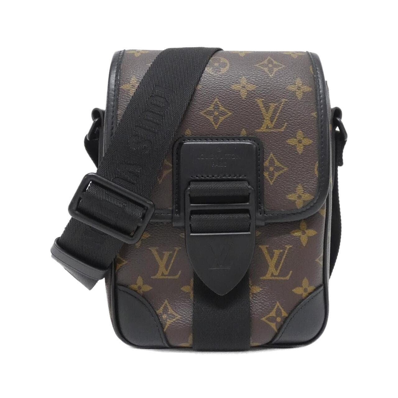 LOUIS VUITTON Monogram Macassar Archie 郵差包 PM M46442 單肩包