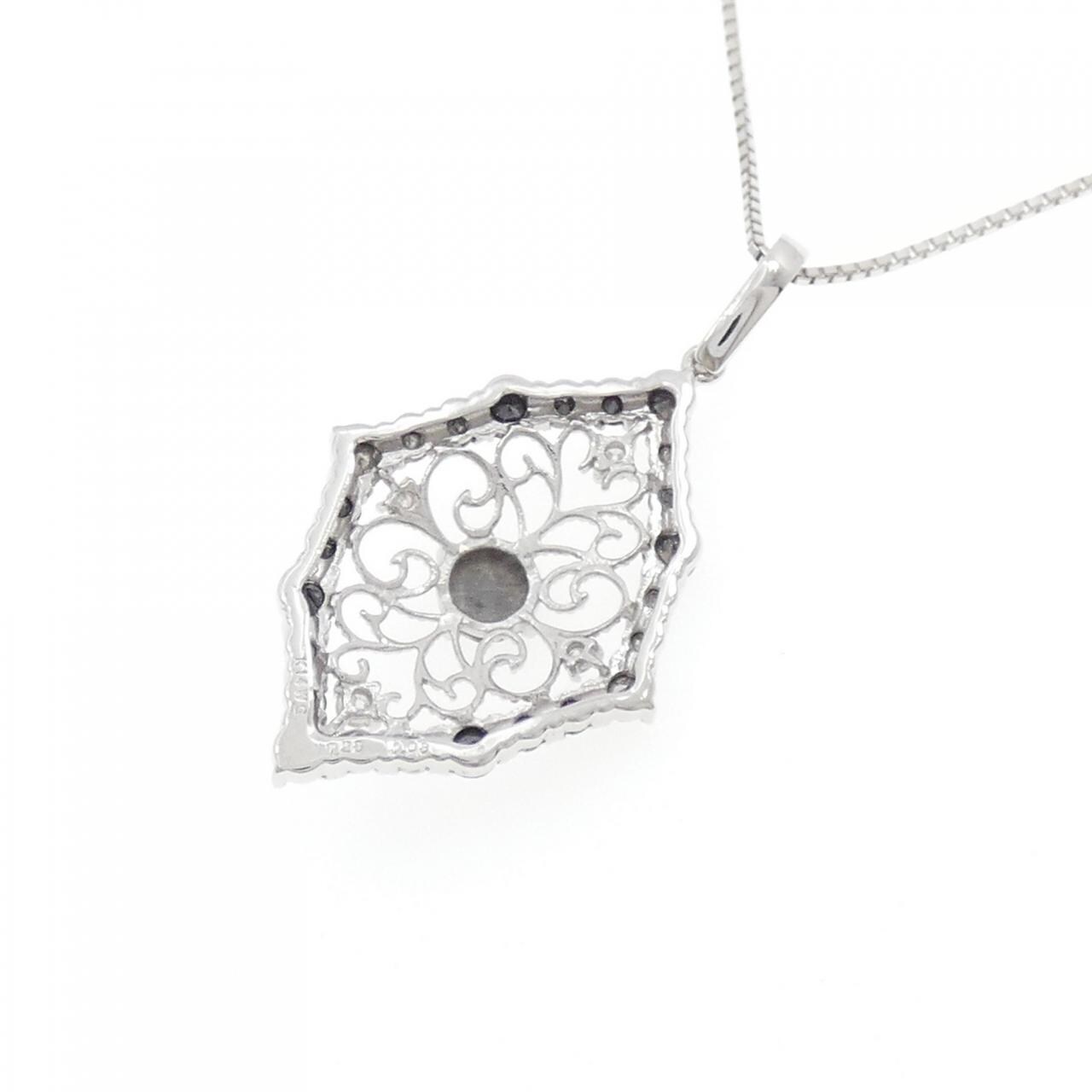 K14WG/K18WG ダイヤモンド ネックレス 0.28CT