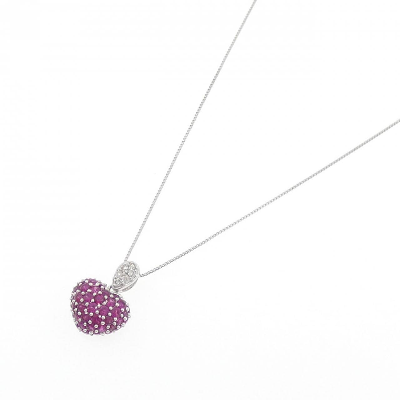 カサハラ マスミ ルビー ネックレス 0.60CT