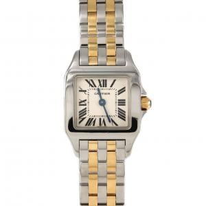 カルティエ サントスドゥモワゼルSM コンビ W25066Z6 SSxYG クォーツ