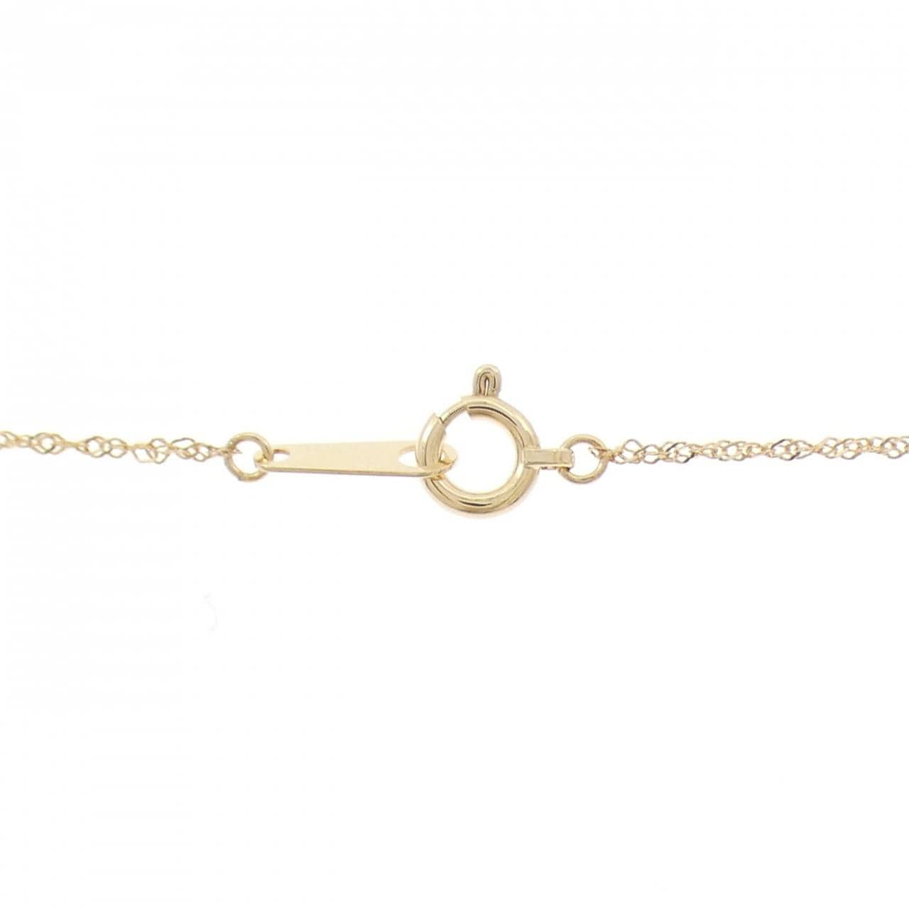 K18YG heart Diamond necklace 0.02CT