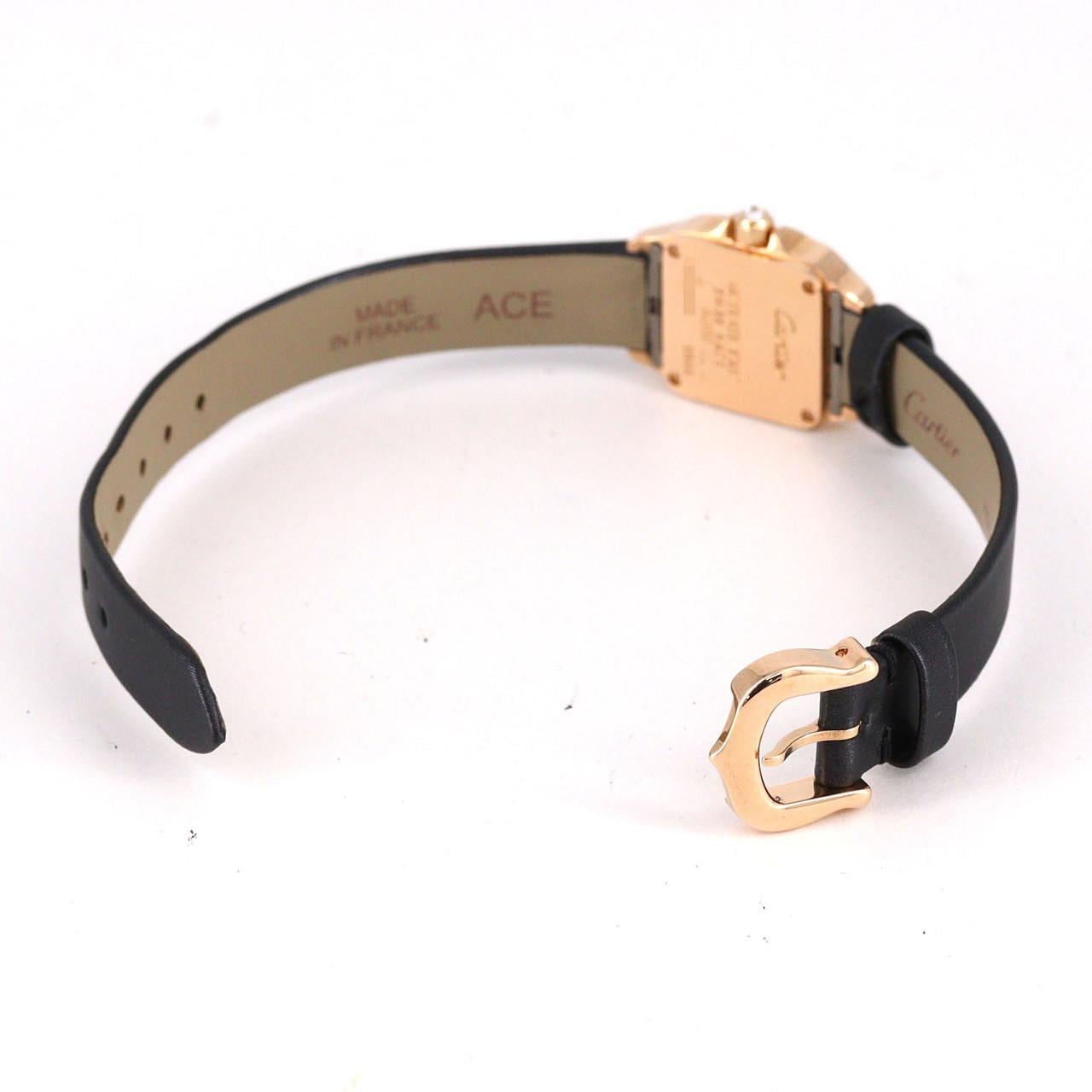 カルティエ ミニサントスドゥモワゼル PG/D WF902004 PG･RG クォーツ