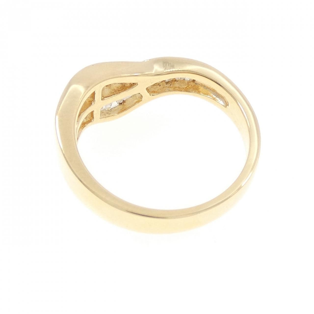 750YG ダイヤモンド リング 0.47CT