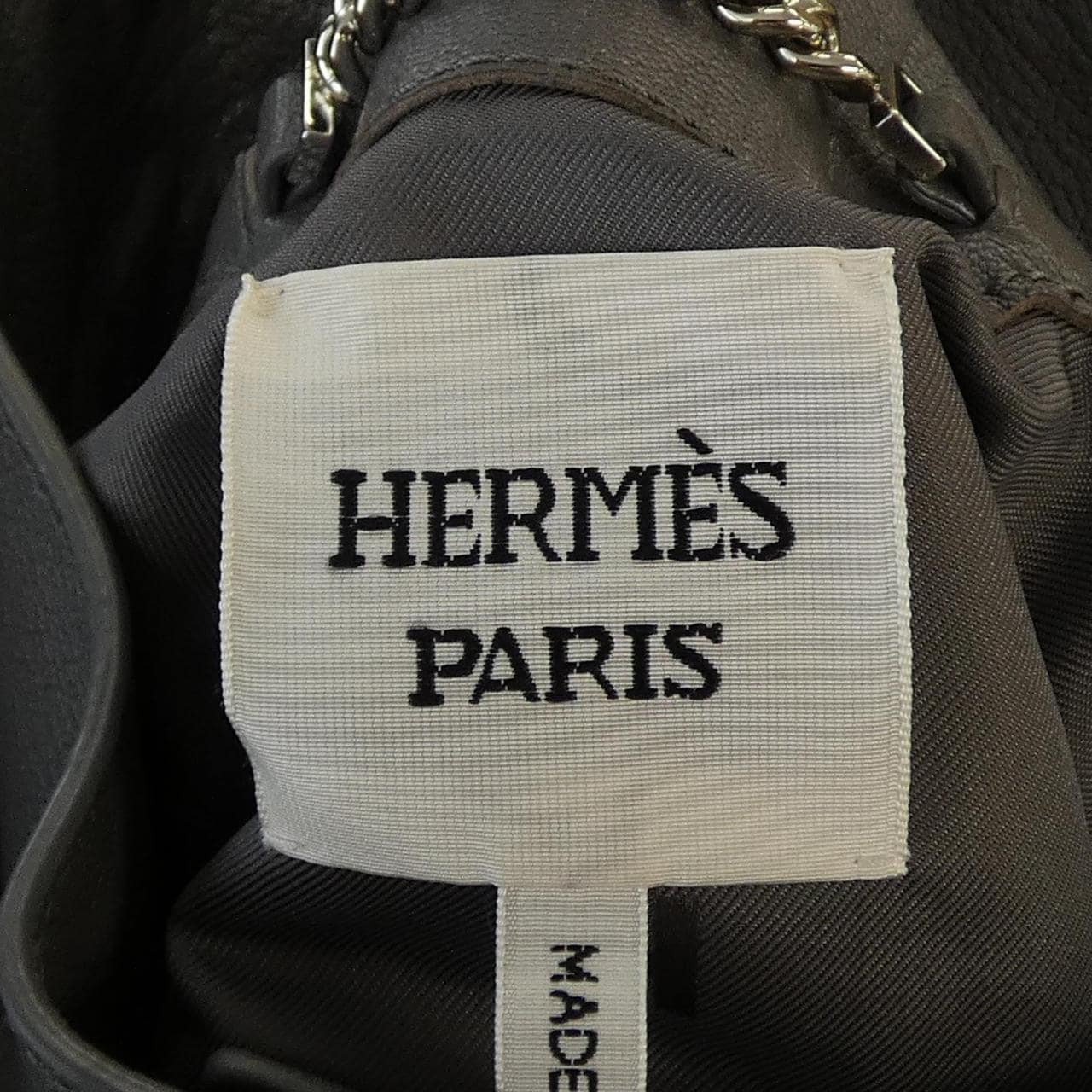 エルメス HERMES シティ カルトゥッシュ クルードセル 5H1151D7 レザージャケット