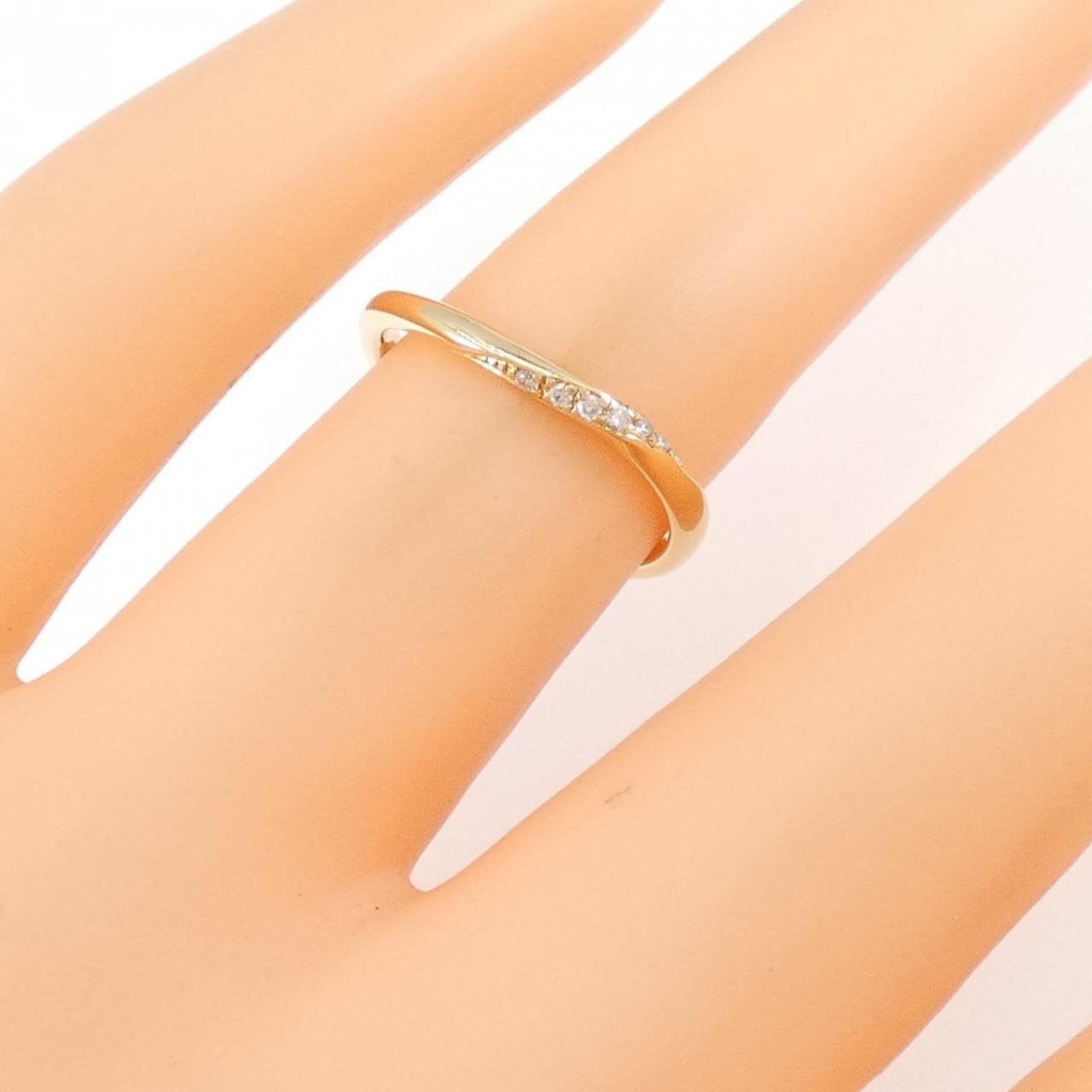 750YG ダイヤモンド リング