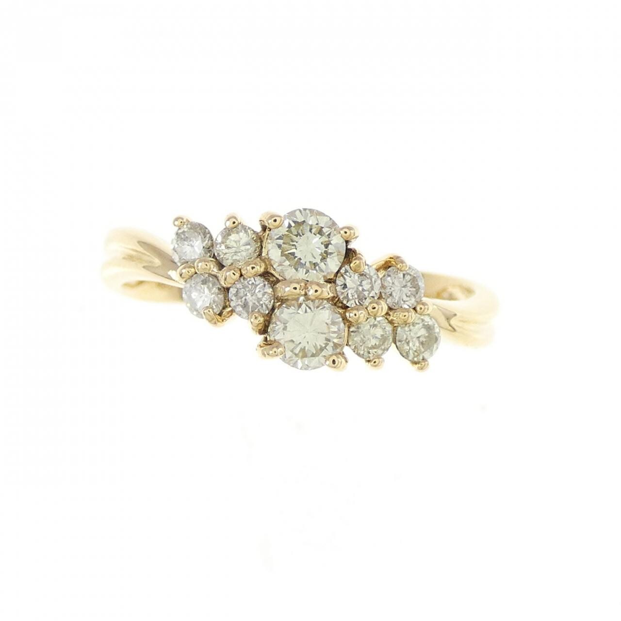 K18YG ダイヤモンド リング 0.50CT