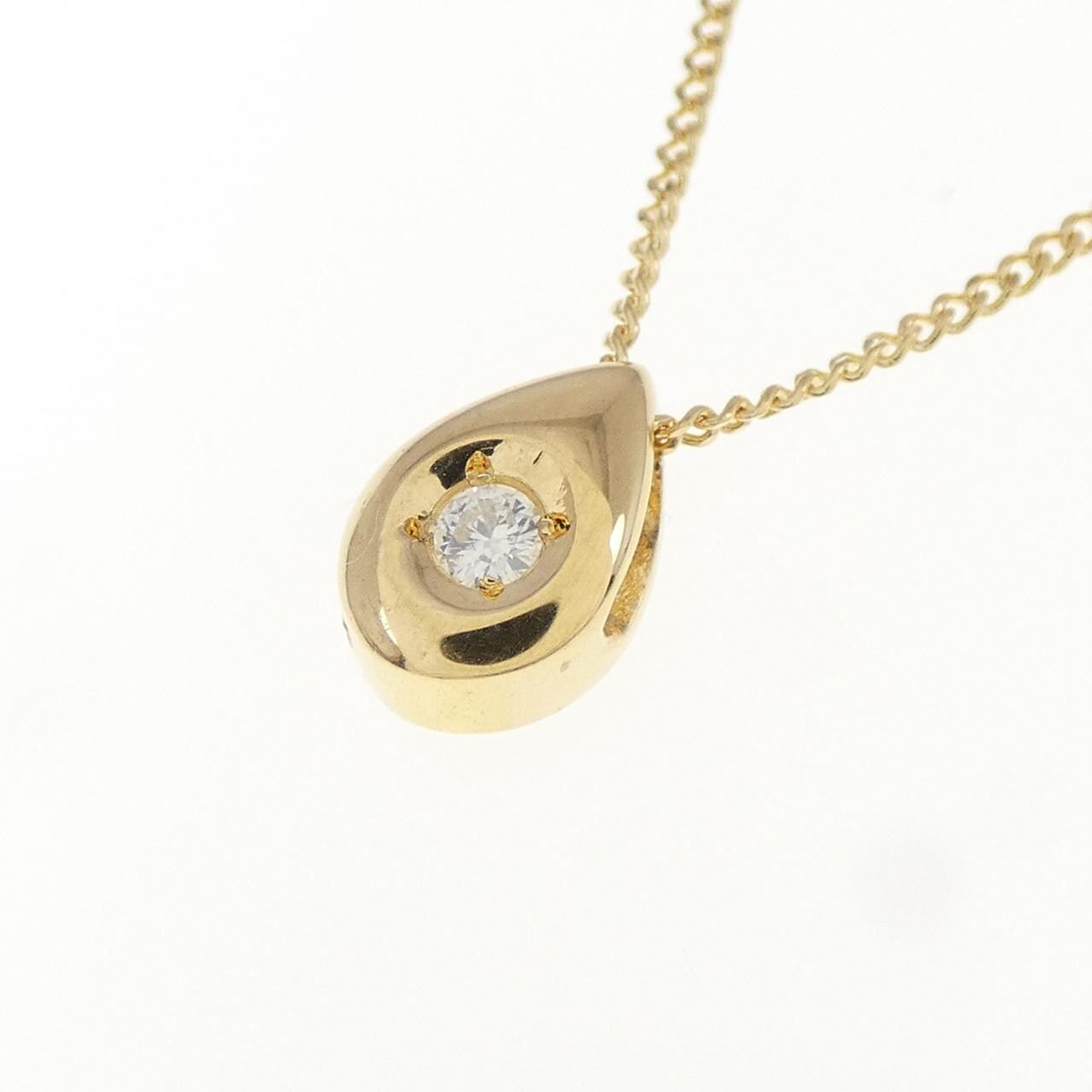 K18YG ダイヤモンド ネックレス 0.03CT