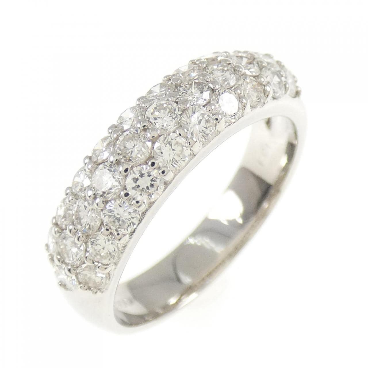 PT900 パヴェ ダイヤモンド リング 1.00CT