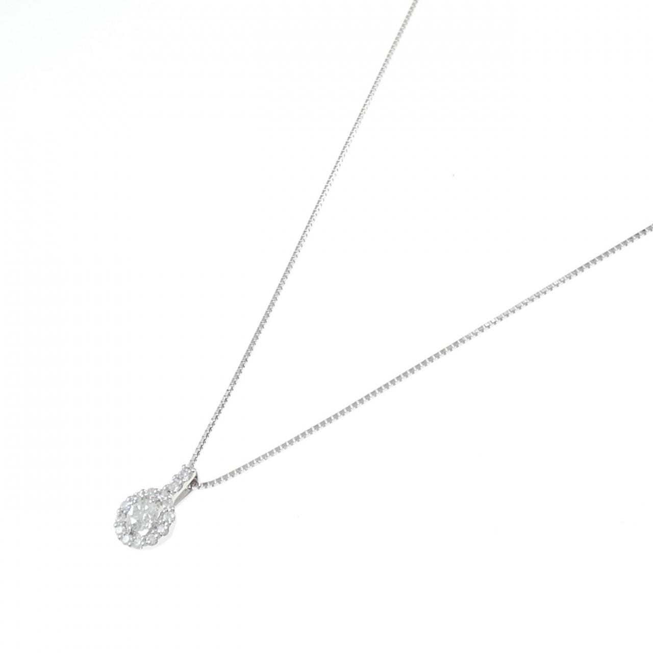 [BRAND NEW] PT Diamond Necklace 0.200CT E SI2 VG