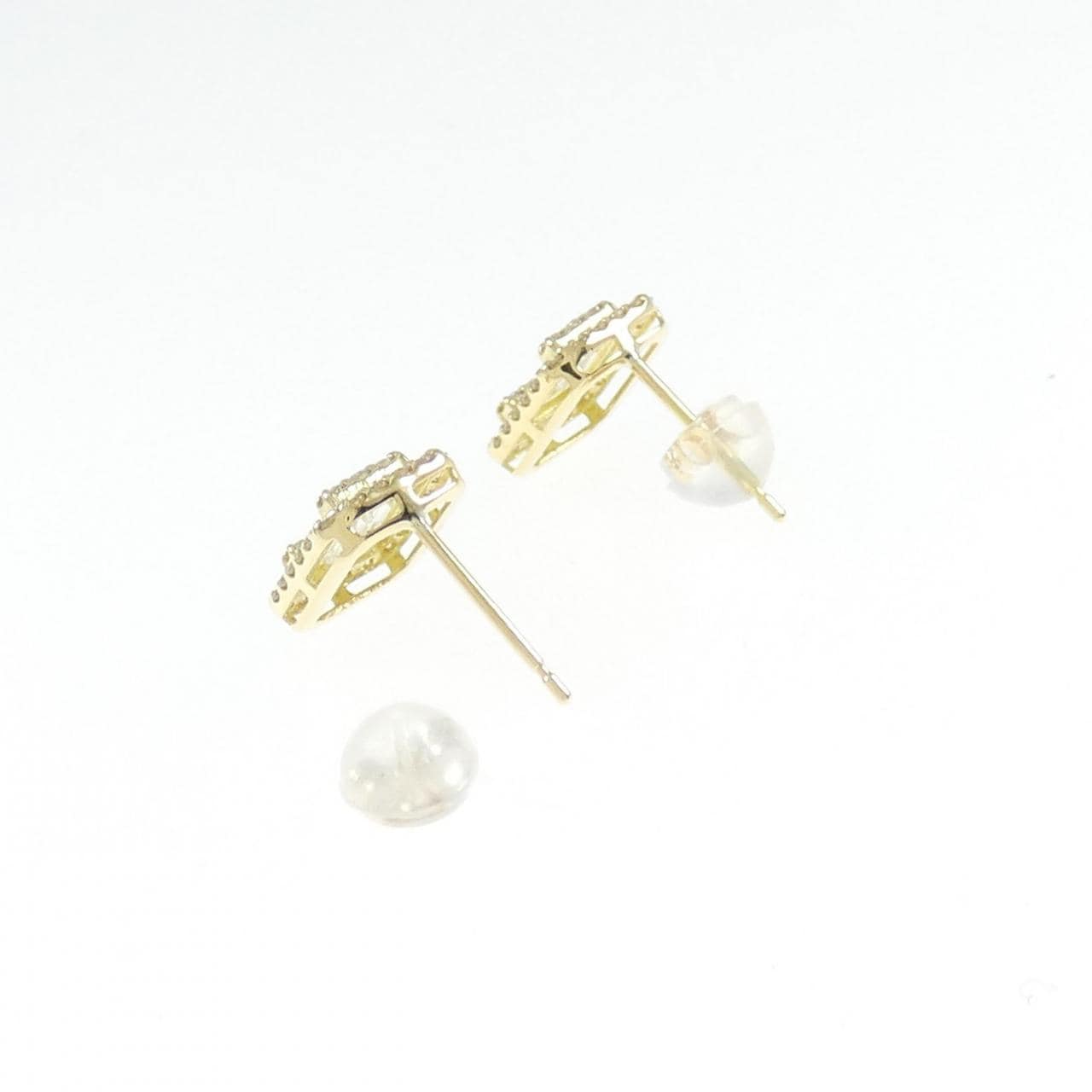 [BRAND NEW] K18YG Diamond earrings 0.60CT
