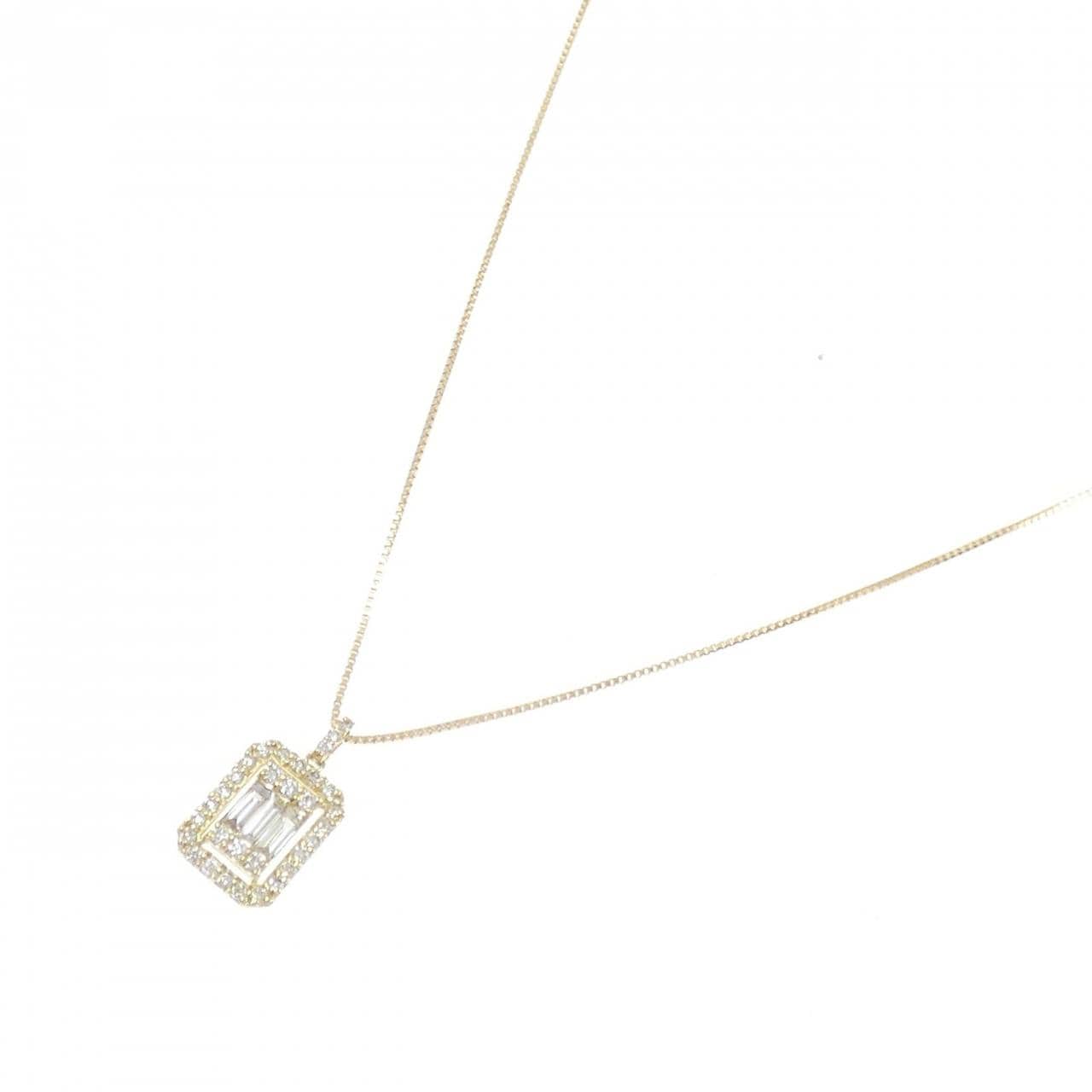 【新品】K18YG ダイヤモンド ネックレス 0.30CT