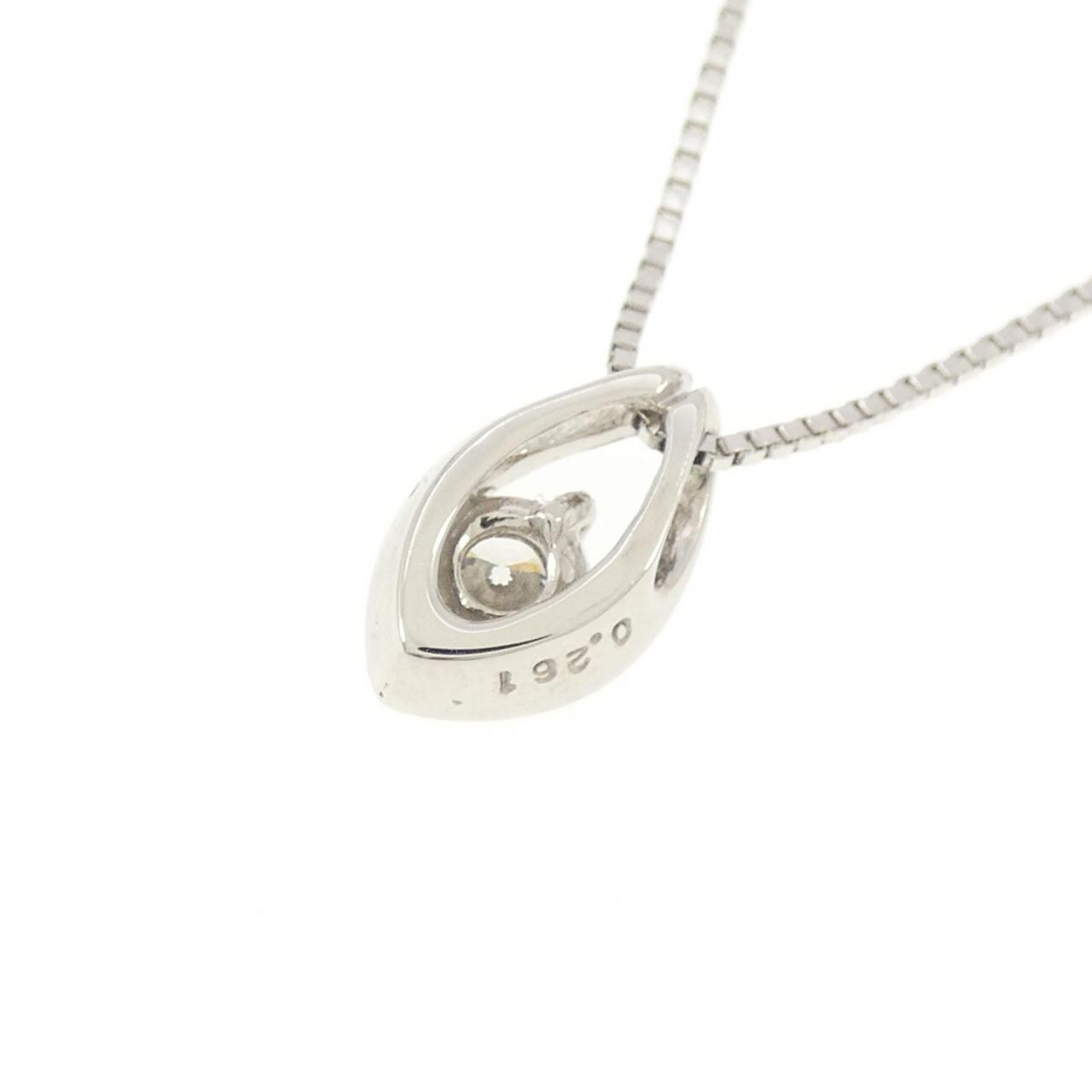 PT900/PT850 ダイヤモンド ネックレス 0.261CT