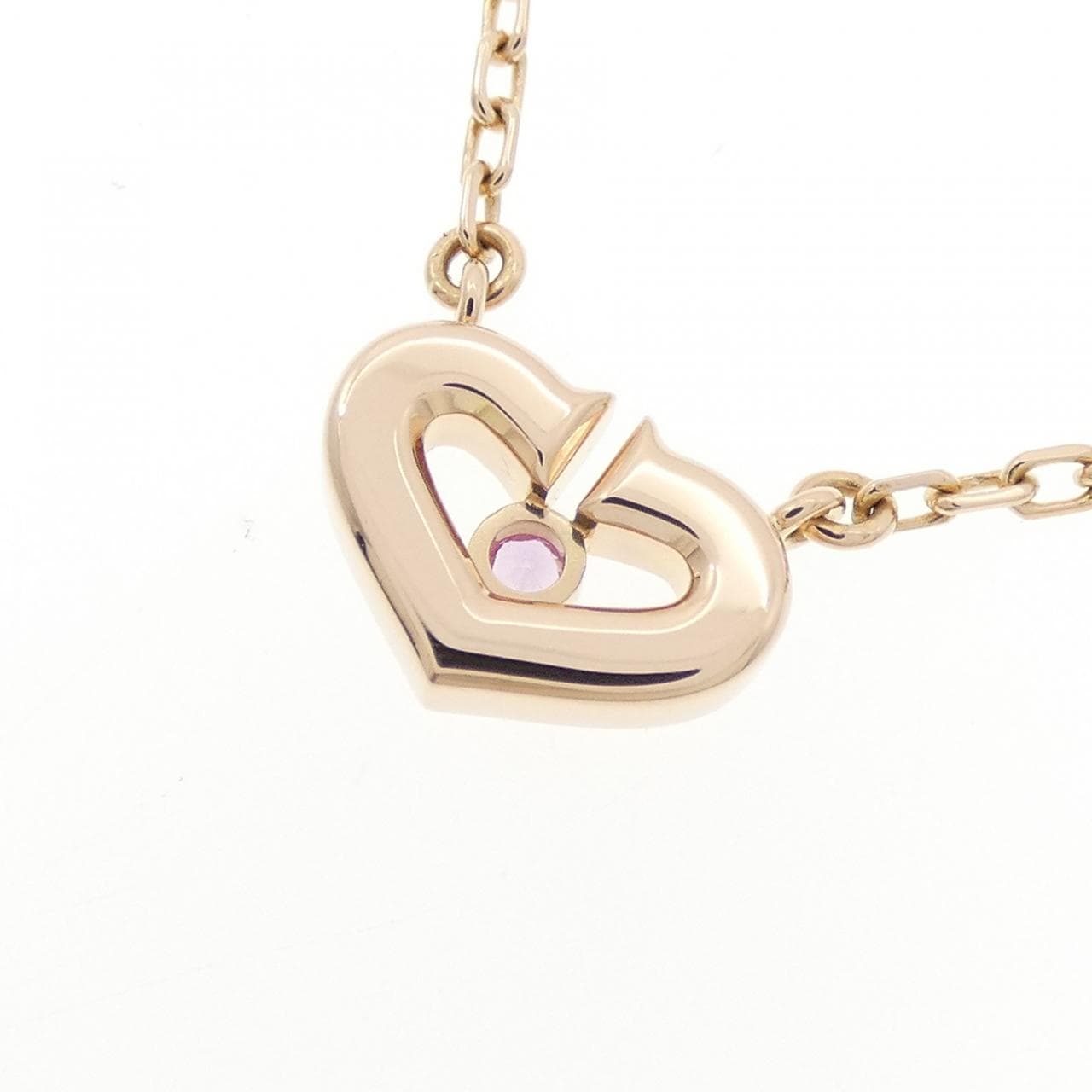 カルティエ Cハート ネックレス