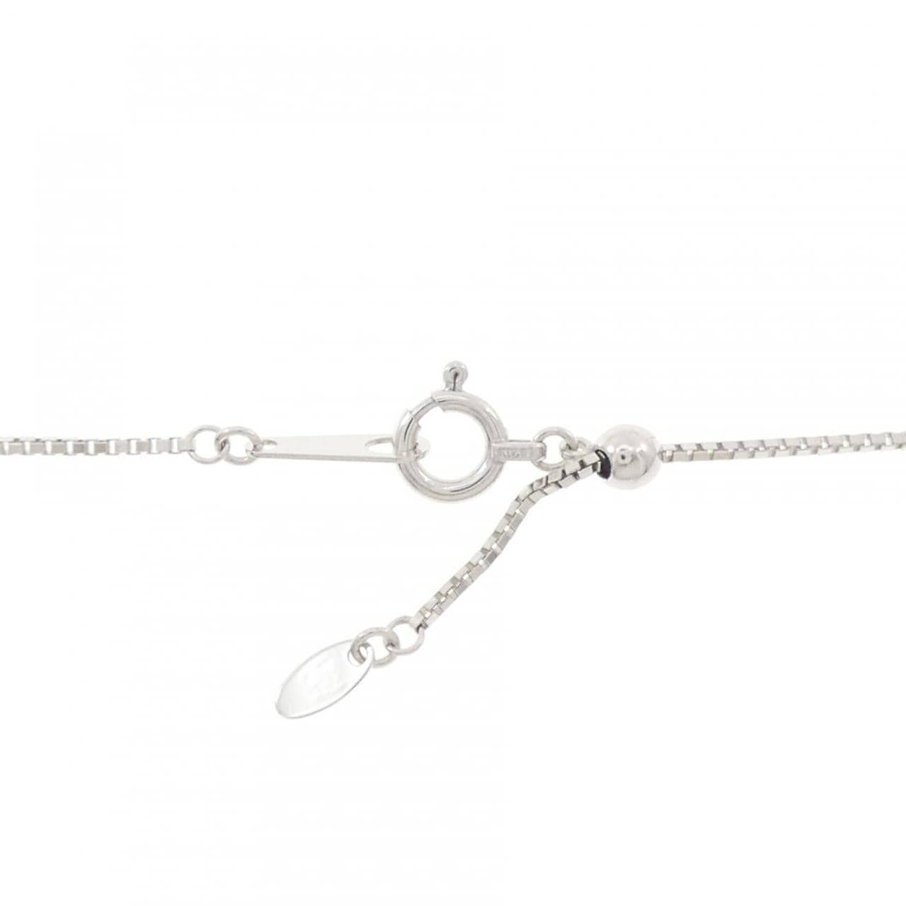 K18WG クロス ルビー ネックレス 1.00CT