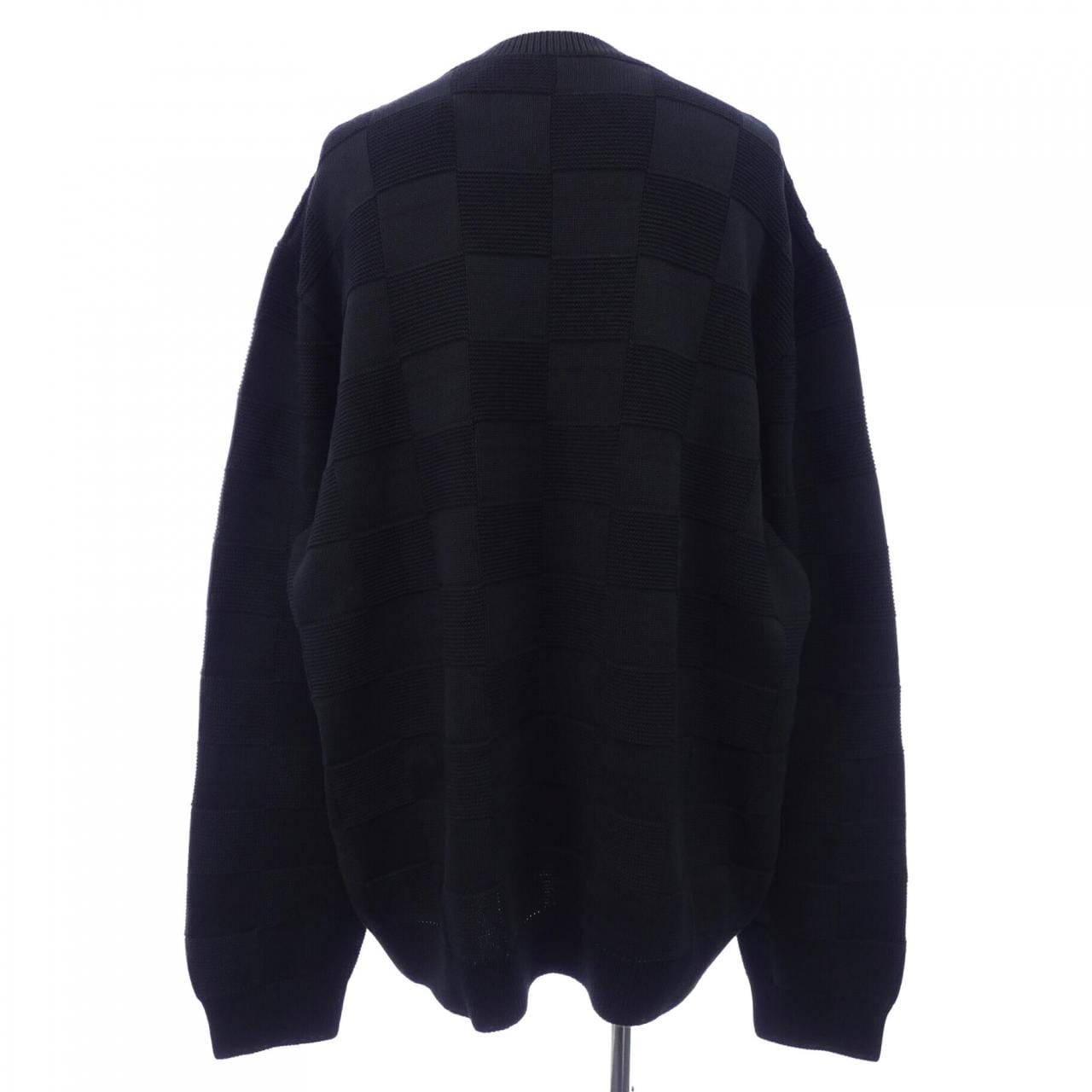 ルイヴィトン LOUIS VUITTON ダミエスティッチクルーネック HNN41WTBY ニット