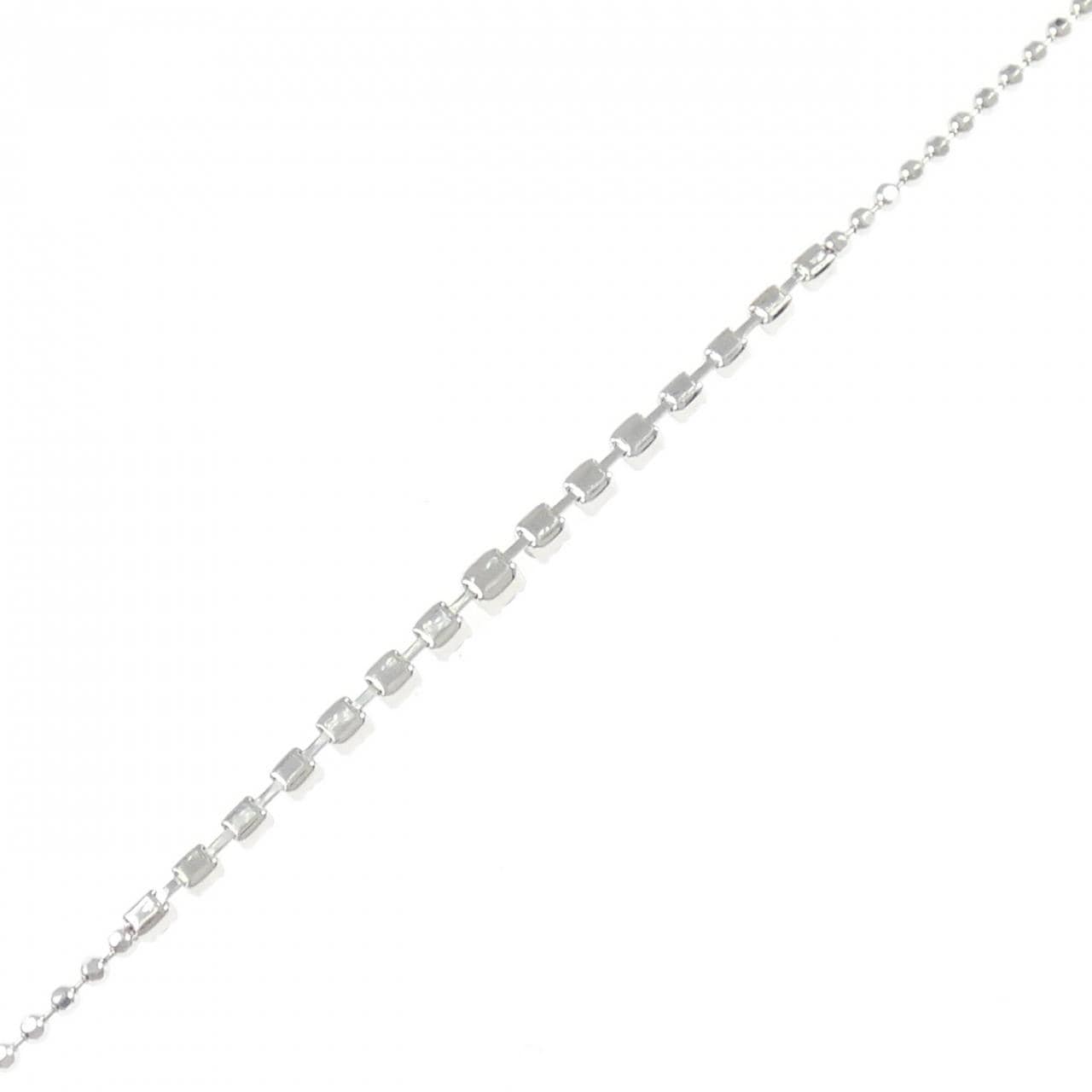 K18WG ダイヤモンド ブレスレット 0.50CT