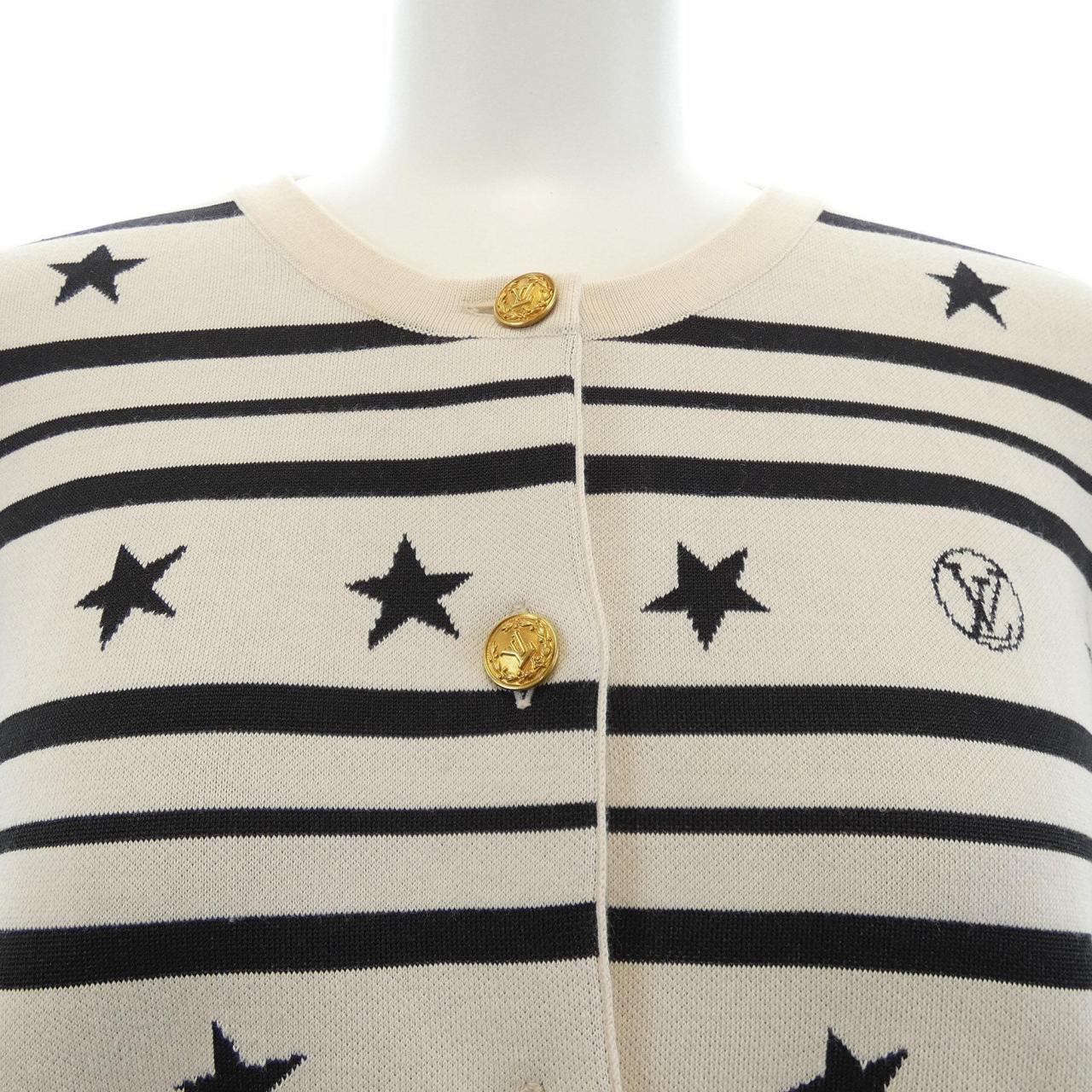 ルイヴィトン LOUIS VUITTON LVサマースターダストクロップドカーディガン FNKC06PN0 カーディガン