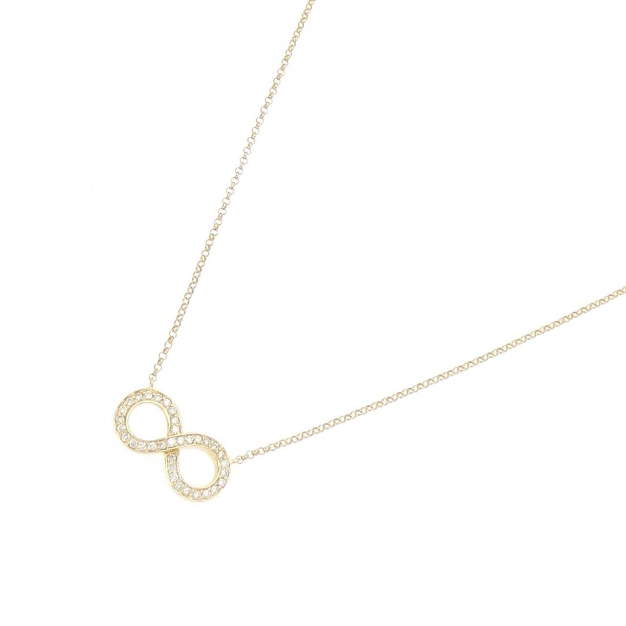 K18YG ダイヤモンド ネックレス 0.16CT