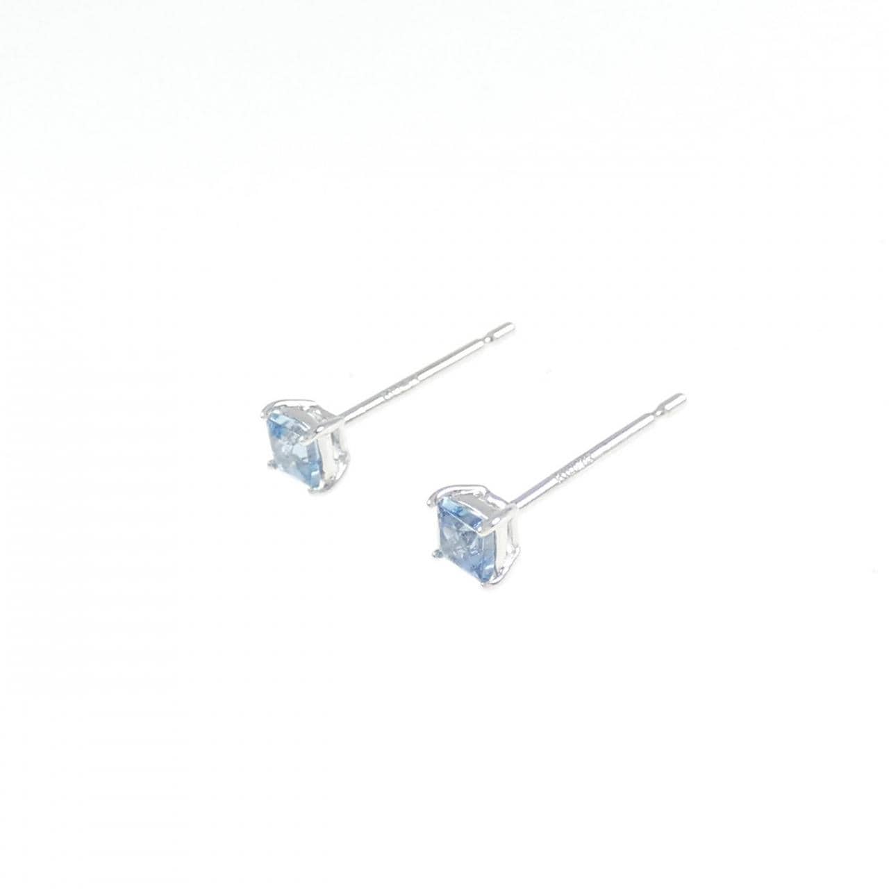 K10WG Aquamarine earrings