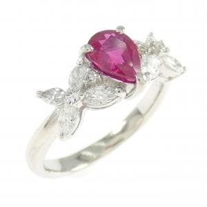 PT900 ルビー リング 0.87CT