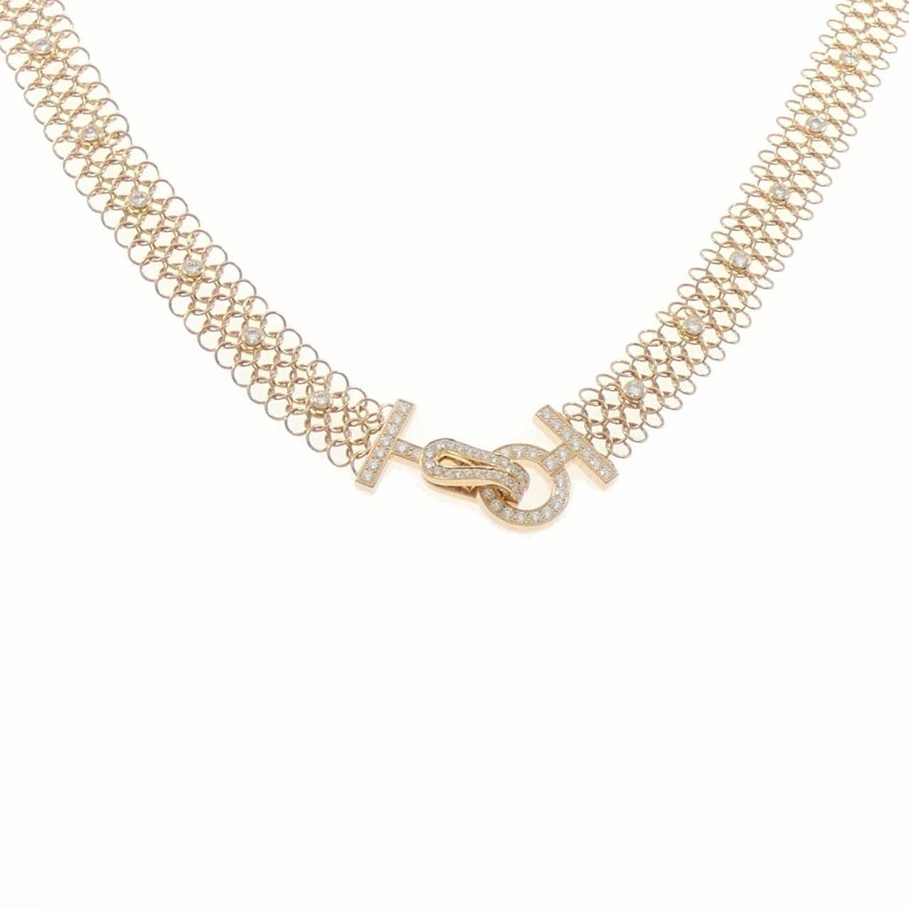 カルティエ ダイヤモンド ネックレス