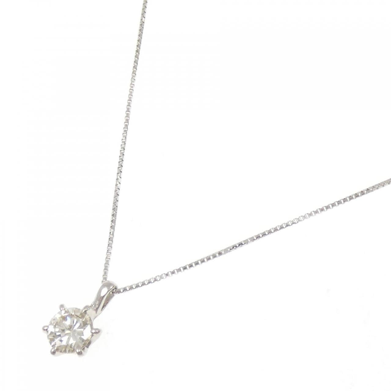 PT850 ソリティア ダイヤモンド ネックレス 0.380CT