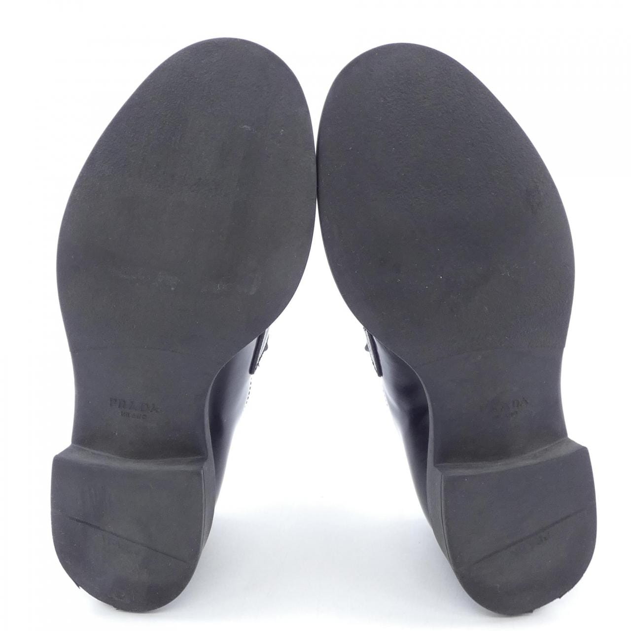 プラダ PRADA チョコレート ローファー トライアングルロゴ 1D246M シューズ