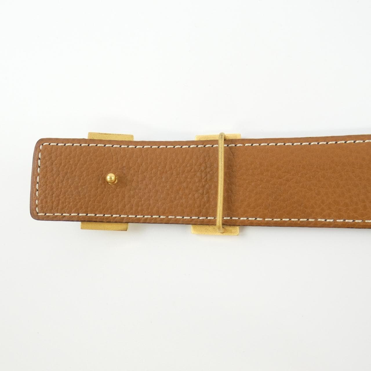 【vintage】HERMES H 32mm 雙面皮帶