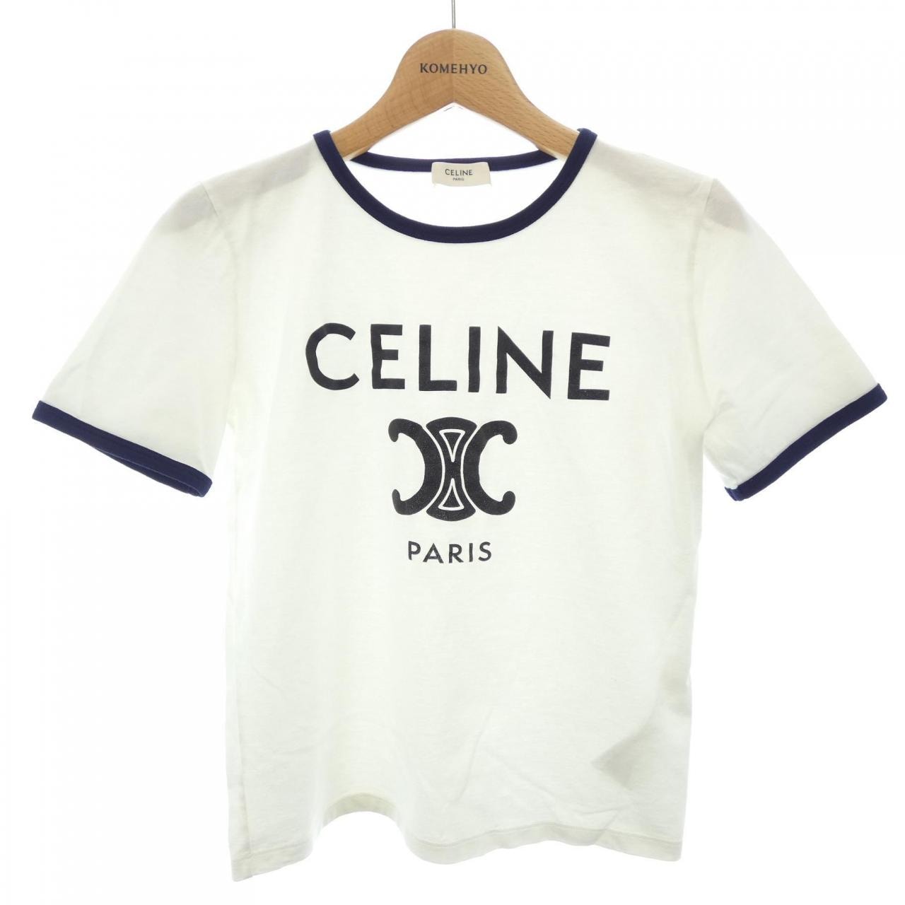 セリーヌ CELINE CELINE PARIS Tシャツ　トリオンフ TRIOMPHE 2X872671Q Tシャツ