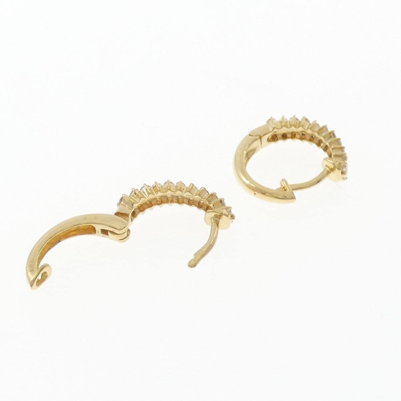 K18YG ダイヤモンド ピアス 0.30CT