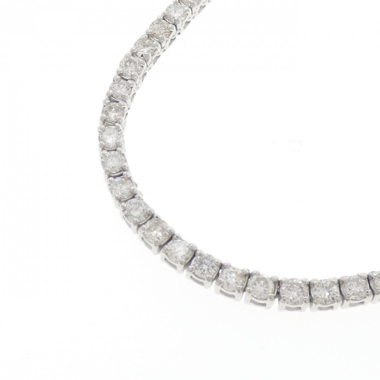 K18WG ダイヤモンド ネックレス